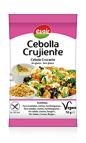 Esgir Crunchy Onion Glutenfrei - Packung mit 14 x 70 gr - Gesamt: 980 gr von Esgir