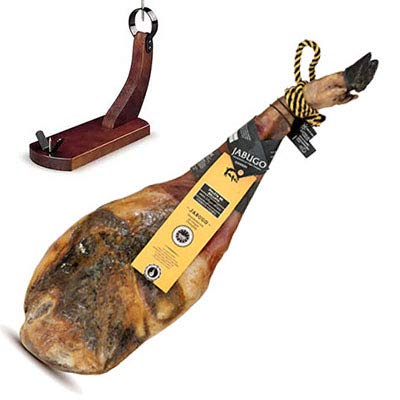 Ham Pata Negra PDO Jabugo Summum Bellota (Schulter) - 100% iberischen 4,5-5 kg ​​+ Unterstützung + Messer von Espagne-Gourmet