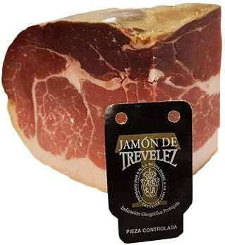 Serrano Schinken ohne Zusätze 1 KG ohne Knochen Trevelez 23 Monate Etiqueta Negra von Espagne-Gourmet