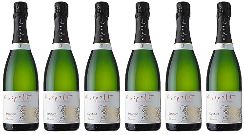 6-er Set Espelt Bio-Cava Brut Nature Reserva „Escuturit“ von Mas Espelt, Katalonien. Extra Dry, 0,75 L, 11,5% Vol. von Espelt