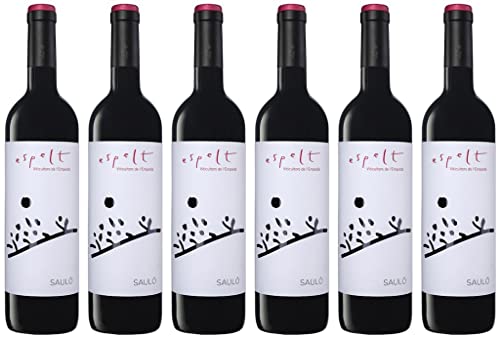 6-er Set Espelt Saulo 2021, Bio Rotwein aus Emporda, Katalonien von Espelt