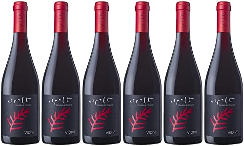 6-er Set Wein Espelt Vidivi 2018. Bio Rotwein aus Emporda. 90 Punkte Guía Peñín. 0,75 l * 6 Flaschen. von Espelt