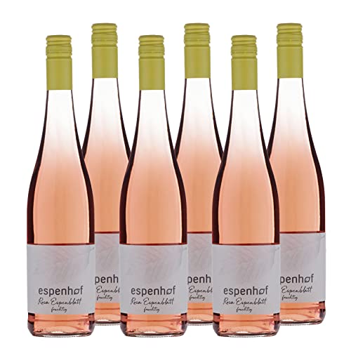 Espenhof "Rosa Espenblatt" fruchtig QbA Roséwein Rheinhessen halbtrocken (6 x 0.75l) von Espenhof