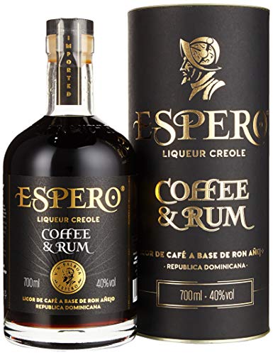 Espero Liqueur Creole I Coffee & Rum I 700 ml I 40% Volume I Kaffee-Rum Likör von Espero