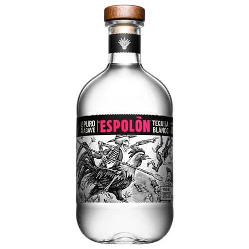 Espolòn Tequila Blanco, mexikanischer Premium-Tequila aus 100% blauen Agaven (1 x 0.7 l) von Espolòn