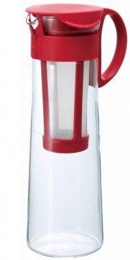 Cold Brew Coffee Pot - Hario Mizudashi - 1000ml, rot von Espresso International