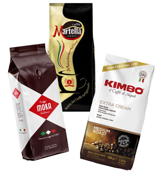 Espressokaffee Probierset Cremoso von Espresso International