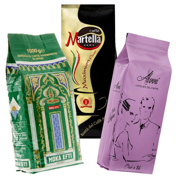 Espressokaffee Probierset Tre Stelle Espressokaffee Probierset Tre Stelle von Espresso International