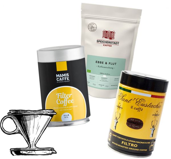 Filterkaffee Probierset von Espresso International