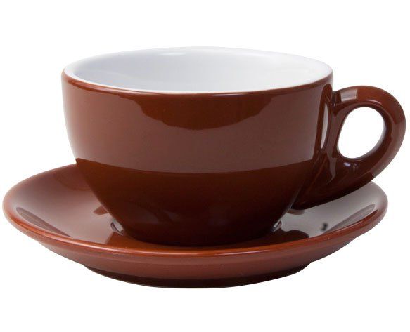 Milchkaffeetasse ROM, braun von Espresso International