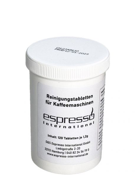 Reinigungstabletten für Kaffeemaschinen Reinigungstabletten für Kaffeemaschinen von Espresso International