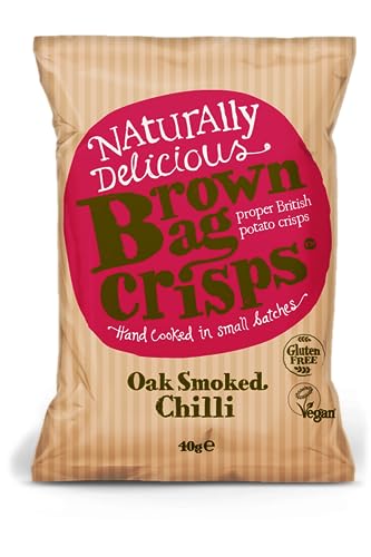 Brown Bag Crisps 20 Stück Eiche Räucher-Chili 40 g von Espresso Warehouse