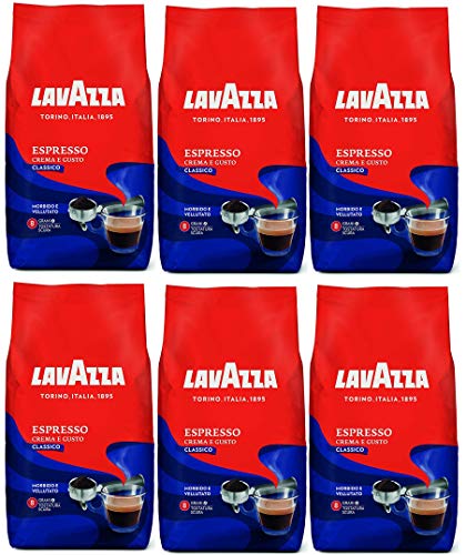 6 x 1 Kg Lavazza Espresso Crema e Gusto Classico Kaffeebohnen von Espresso