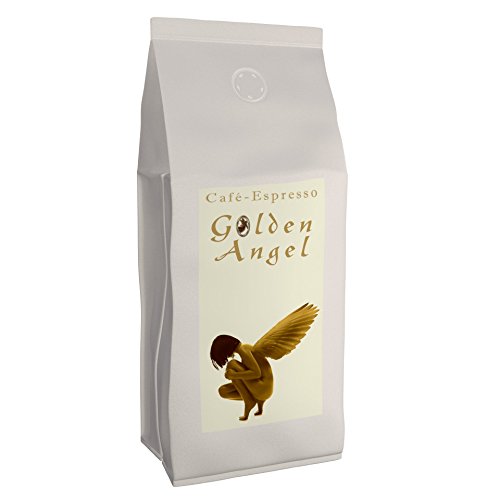 Espresso / Cafe - Kaffeebohnen "Golden Angel" 100 % Arabica (Gemahlen,500 g) - Spitzenkaffee - Säurearm - Schonend Und Frisch Geröstet von Espresso