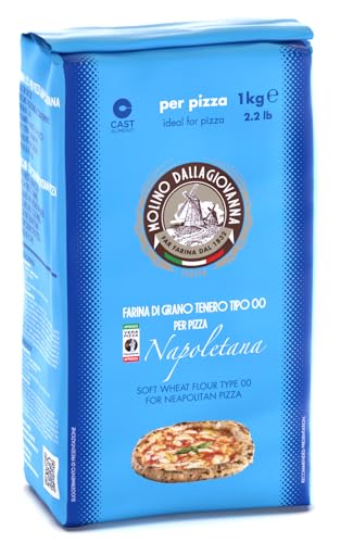 Esprevo 10x 1kg Pizzamehl Typ 00 ''La Napoletana'' von Molino Dallagiovanna | 10er Pack original italienisches Pizza Mehl Typ 00 für perfekte selbstgemachte Pizza von Esprevo