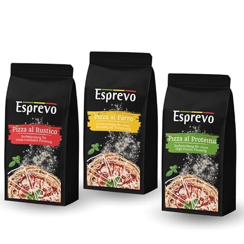 Pizzateig Backmischung - Protein Pizza, Dinkel Pizza, Rustikale Pizza - selber Pizza backen nach italienischer Art Pizzateig Backmischung - Protein Pizza, Dinkel Pizza, Rustikale Pizza - selber Pizza backen nach italienischer Art von Esprevo