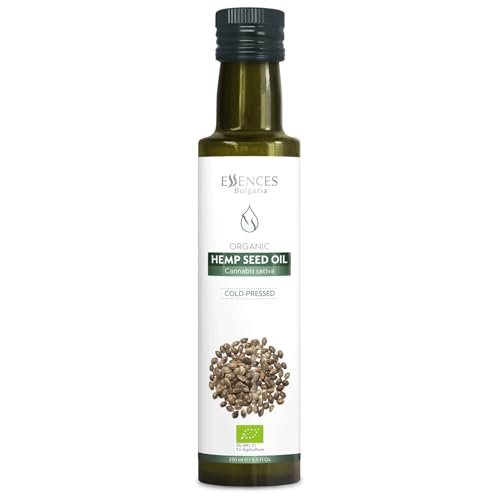 Essences Bulgaria Bio-Hanfsamenöl Kaltgepresst 250ml | 100% Naturrein | Nativ | Aus Eigenem Familienunternehmen | Extra-Premium-Qualität | Ohne Konservierungsstoffe | Ohne Gentechnik | Vegan Essences Bulgaria Bio-Hanfsamenöl Kaltgepresst 250ml | 100% Naturrein | Nativ | Aus Eigenem Familienunternehmen | Extra-Premium-Qualität | Ohne Konservierungsstoffe | Ohne Gentechnik | Vegan von Essences Bulgaria