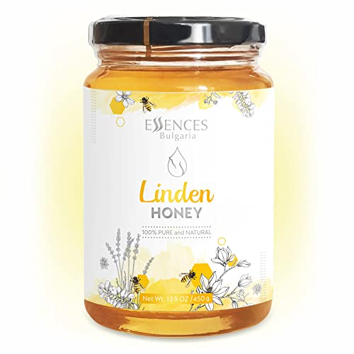 Essences Bulgaria Lindenblüten Honig 450 GR | Naturbelassen | Höchste Qualität | 100% Reinheit | Ohne Zusatzstoffe | Purer Bienenhonig | Ohne Gentechnik | Gluten Frei Essences Bulgaria Lindenblüten Honig 450 GR | Naturbelassen | Höchste Qualität | 100% Reinheit | Ohne Zusatzstoffe | Purer Bienenhonig | Ohne Gentechnik | Gluten Frei von Essences Bulgaria