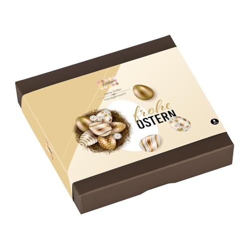 Esther Ostern 24er Klassikpackung - 280g Trüffel und Pralinen mit Alkohol | edles Geschenk für Weihnachten, Ostern, Vatertag oder Muttertag von Esther Confiserie