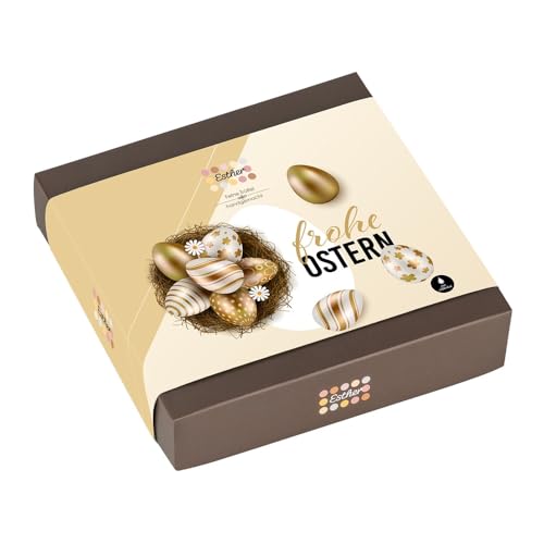 Esther Ostern 9er Präsentpackung mit Alkohol - Trüffel & Pralinen Mix von Esther Confiserie