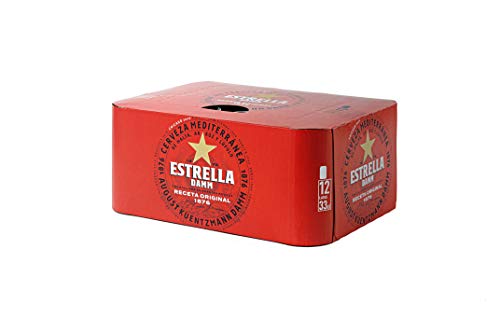 Bier Estrella Damm 12x33cl (Pack 12 Dosen) von Damm