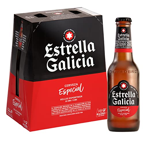 Bier Estrella Galicia 6x25cl (Box 6 Flaschen) von Estrella Galicia
