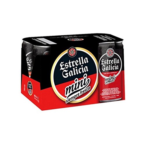 Estrella Galicia Mini Spezial Bier Pack 6x25cl von Estrella Galicia