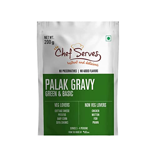 Chef Serves Palak Gravy, 200 gm von Ethnic Choice