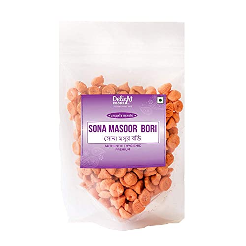 Delight Foods Premium Bengali Masoor Bori - 200gm von Ethnic Choice
