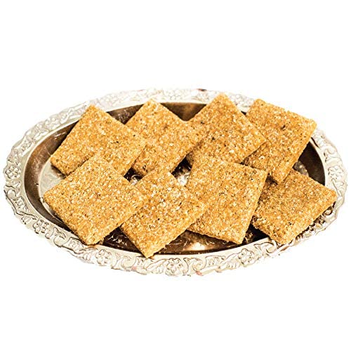 Delight Foods Winter Special Khasta Gud (Jaggery) Gajak Biscuit (500g x2) von Ethnic Choice