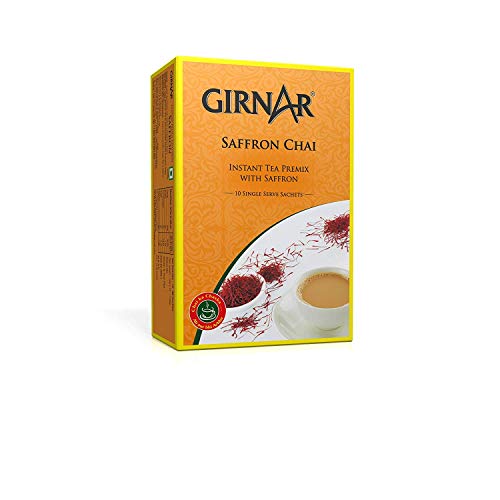 Girl Safran Tee / Mädchen Kesar Chai 140 g Instant Safran Chai Milchtee (2 Stück) von Ethnic Choice