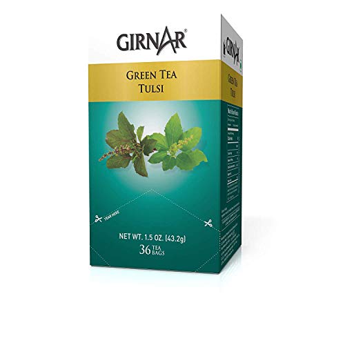 Girnar Grüner Tee Tulsi 36 Teebeutel von Ethnic Choice