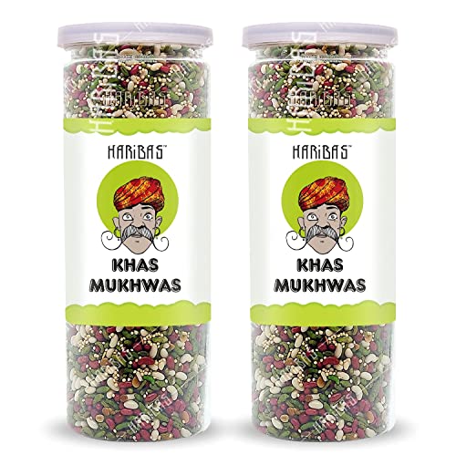 HARIBAS Khas Mukhwas 220gmX2 | Digestion, After Meal and Drink Mukhwas Mouth Freshener von Ethnic Choice