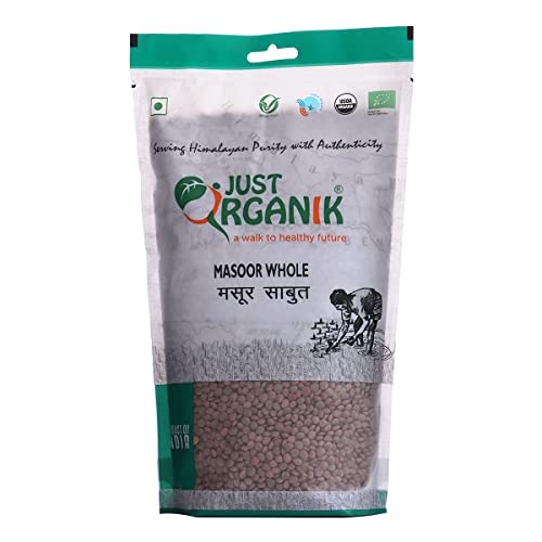 Just Organik Masoor Whole 1kg, 100% Organic Just Organik Masoor Whole 1kg, 100% Organic von Ethnic Choice