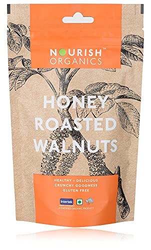 Nourish Organics Honey Roasted Walnuts 100Gr von Ethnic Choice