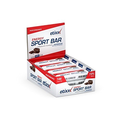 Etixx - ENERGY SPORT BAR CHOCOLATE | Energieriegel Choco | Dieser Energieriegel enthält Kohlenhydrate für einen langanhaltenden Nahrungsvorrat während Ihrer Anstrengung | 12 x 40 Gramm Etixx - ENERGY SPORT BAR CHOCOLATE | Energieriegel Choco | Dieser Energieriegel enthält Kohlenhydrate für einen langanhaltenden Nahrungsvorrat während Ihrer Anstrengung | 12 x 40 Gramm von Etixx