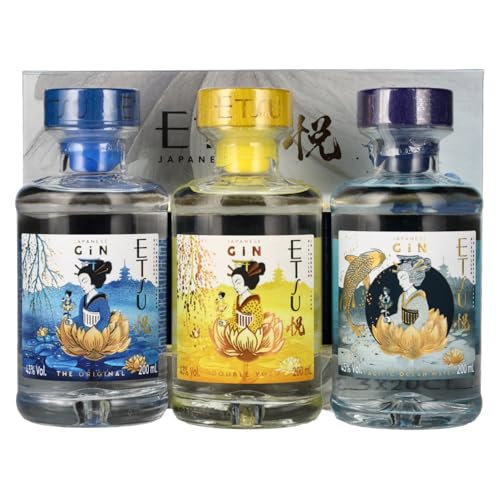 Etsu Japanese Gin Set 43,7% Vol. 3x0,2l in Geschenkbox Etsu Japanese Gin Set 43,7% Vol. 3x0,2l in Geschenkbox von Etsu Gin