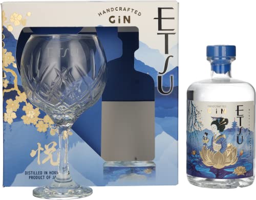 Etsu Handcrafted Gin 43% Vol. 0,7l in Geschenkbox mit Glas von Etsu