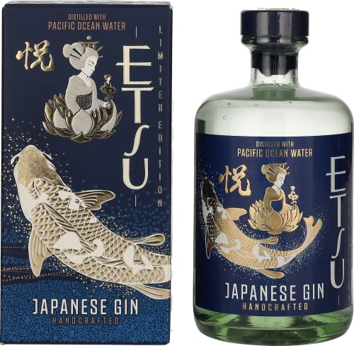 Etsu Japanese Gin PACIFIC OCEAN WATER Limited Edition 45% Vol. 0,7l in Geschenkbox von Etsu