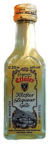 Ettaler Kloster Liqueur gelb Original 40% 0,02 ltr von Ettaler Kloster
