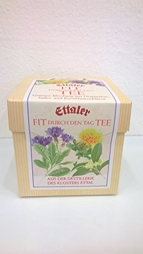 Ettaler Fit durch den Tag Tee ,Grünteemischung mit Blüten Teebeutel 20x2g von Ettaler 'Tee