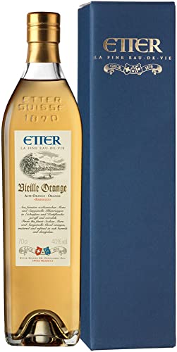 Etter Vieille Orange in Geschenkpackung Alte Orange Barrique, Edelorangenbrand aus der Schweiz (1 x 0.7 l) von ETTER