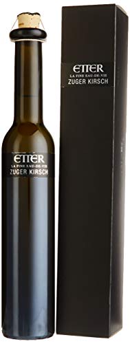 Etter Black Beauty Zuger Kirsch in Geschenkpackung Edel-Fruchtbrand Schweiz (1 x 0.2 l) von ETTER