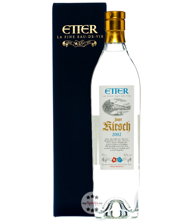 Etter Zuger Kirsch Jahrgangskirsch in Geschenkbox (42 % vol., 0,7 Liter) von Etter