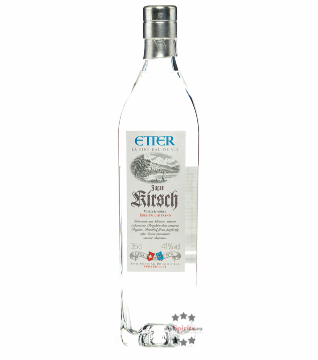 Etter Zuger Kirsch vieux et noble  (41 % vol., 0,35 Liter) von Etter