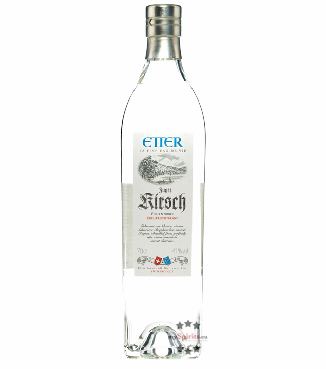 Etter Zuger Kirsch vieux et noble (41 % vol., 0,7 Liter) von Etter