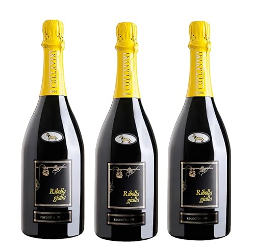 3x 0,75l - Eugenio Collavini - Ribolla Gialla - Brut - Friaul - Italien - Schaumwein trocken von Eugenio Collavini