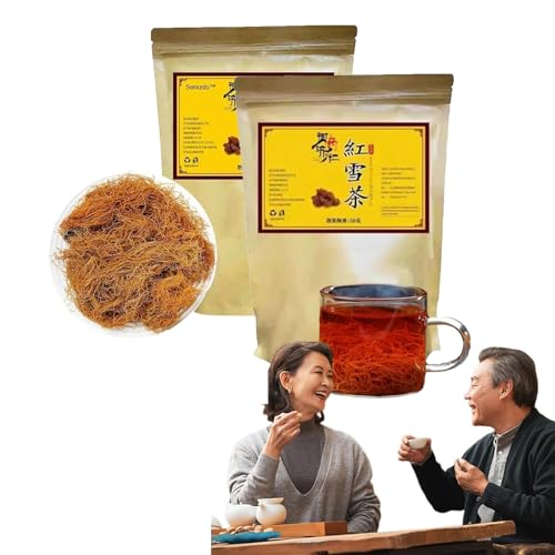 Golden Silk Red Snow Tea, Senusto Red Snow Tea, 50 g/Bag Tibetan Plateau Red Snow Tea, Natural Red Snow Tea, Red Snow Tea Unique Chinese Tea. (2PCS) von Eunmsi