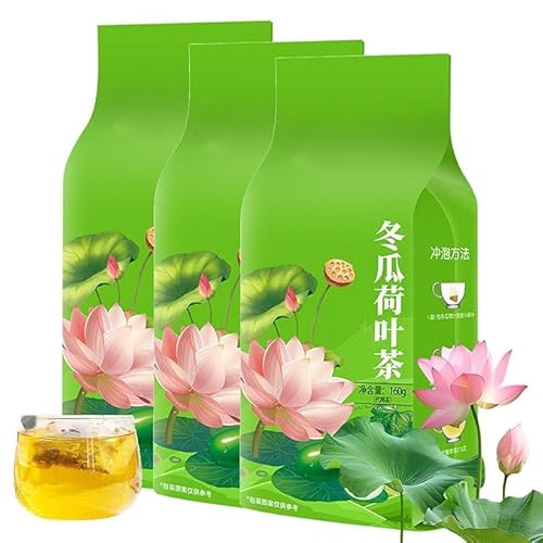 Winter Melon Lotus Leaf Tea,Natural No Sugar Herbal Tea, 40Bags/Box, Chrysanthemum Wax Gourd Lotus Leaf Herbal, Lotus Flower Dried Orange Peel Rose (3) von Eunmsi