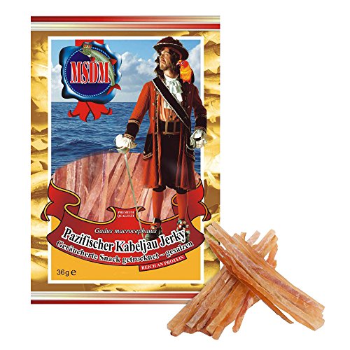 Pazifischer Kabeljau Jerky Geräuchert Pazifischer Kabeljau Jerky Geräuchert von MSDM